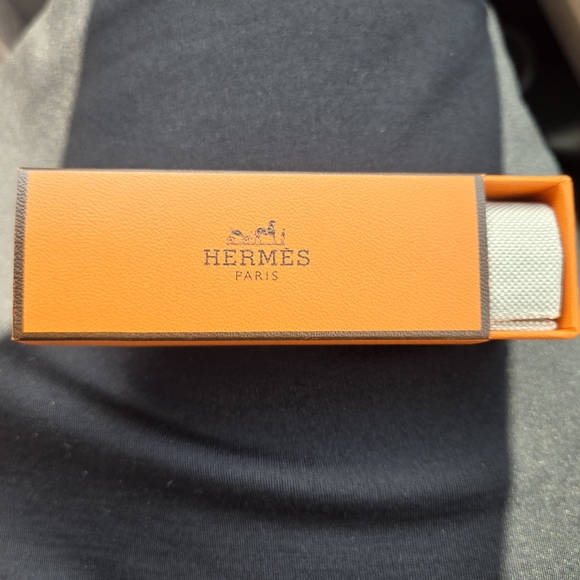New never used HERMÈS BOX lipstick box case... 2x Hermès Paris orange box mini - Picture 5 of 5